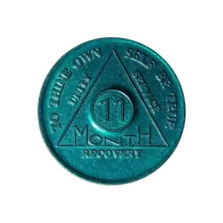 11 Month AA Sobriety Chip