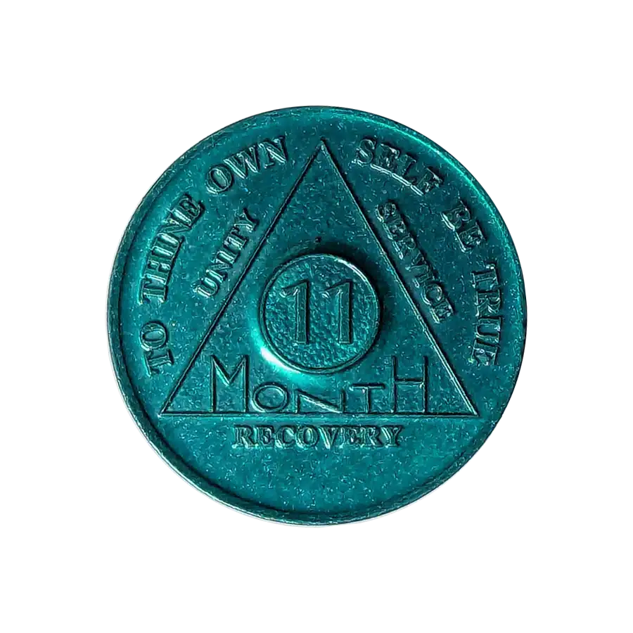 11 Month AA Sobriety Chip