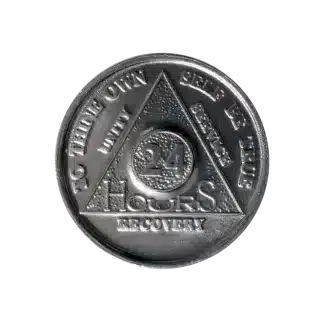 24 Hour AA Sobriety Chip