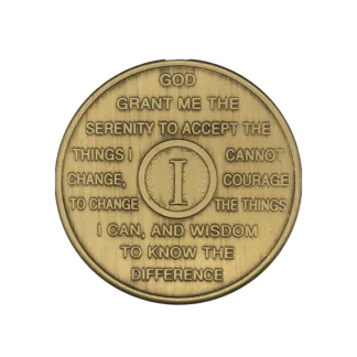 Al-Anon 1 Year bronze medallion