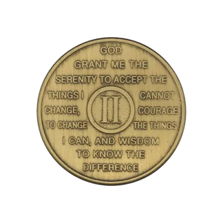 Al-Anon 2 year bronze medallion