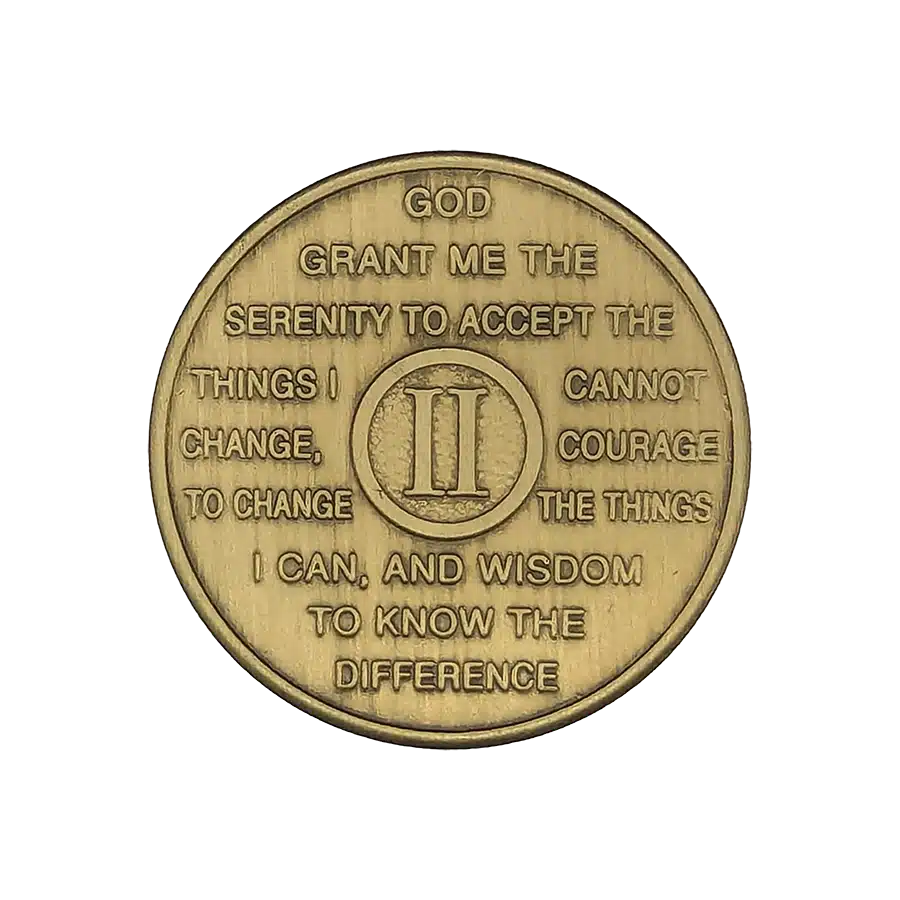 Al-Anon 2 year bronze medallion