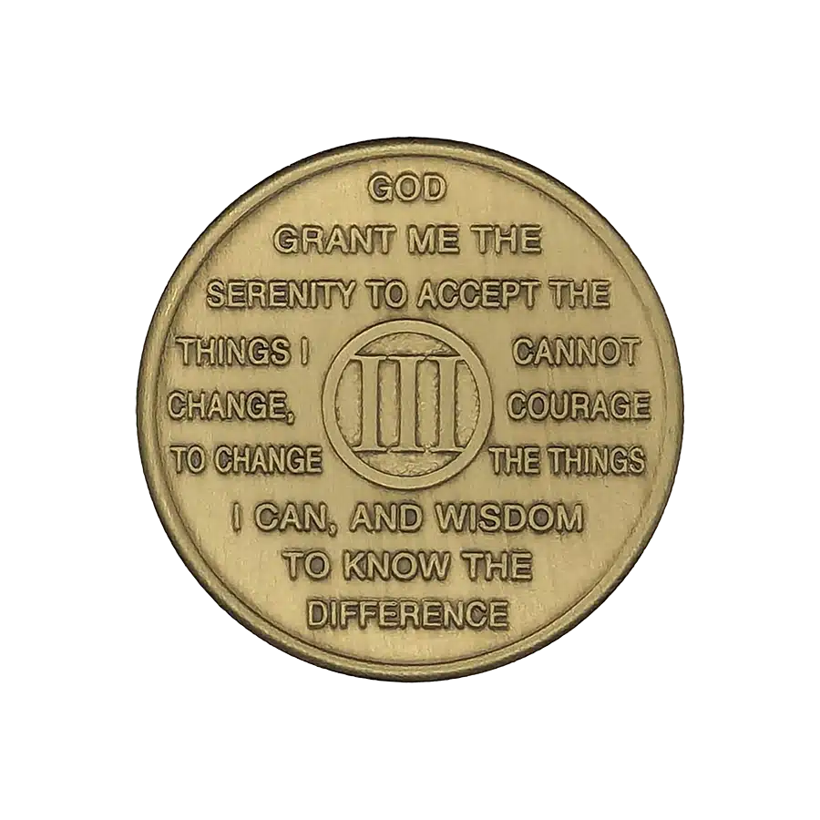 Al-Anon 3 Year medallion
