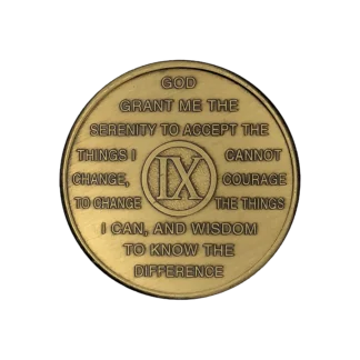 Al-Anon 9 Year Bronze Medallion
