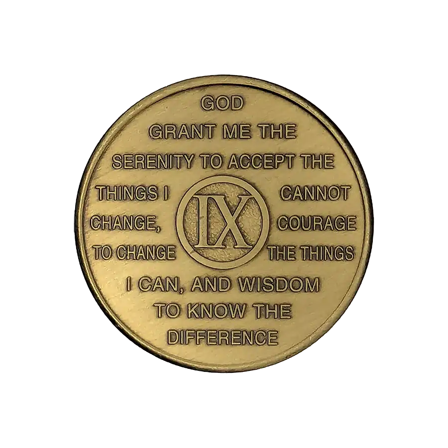 Al-Anon 9 Year Bronze Medallion