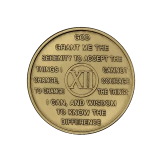 Al-Anon 12 year bronze medallions