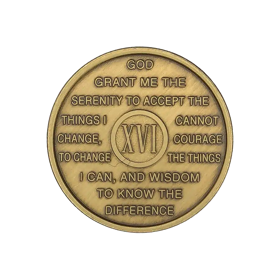 al-anon 16 year bronze medallion