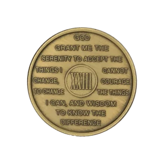AI-Anon 23 Year Bronze Medallion