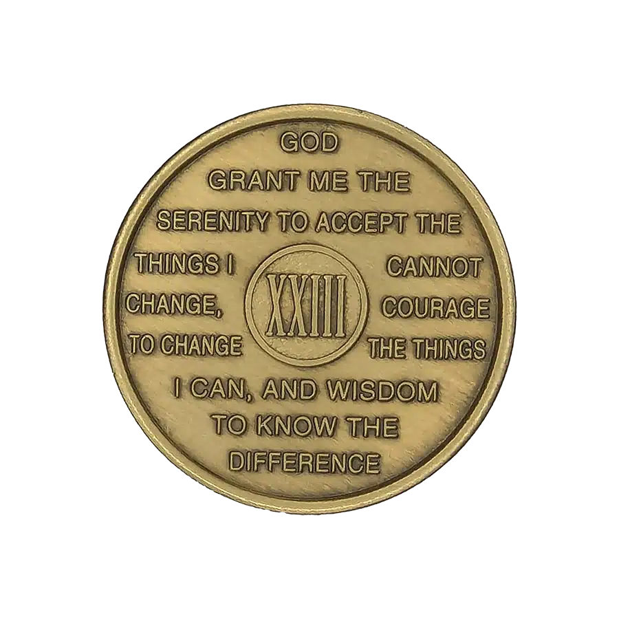 AI-Anon 23 Year Bronze Medallion