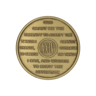 AI-Anon 24 Year Bronze Medallion