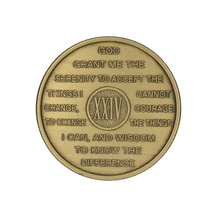 AI-Anon 24 Year Bronze Medallion