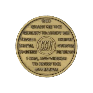 AI-Anon 25 Year Bronze Medallion