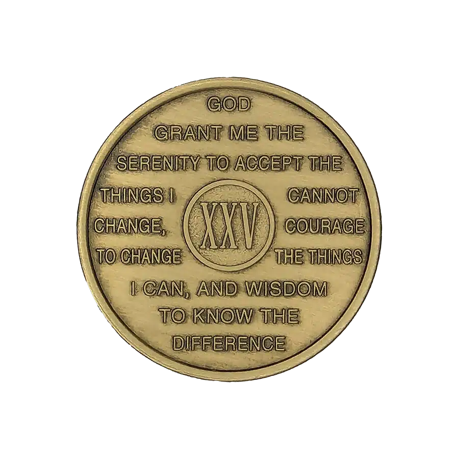 AI-Anon 25 Year Bronze Medallion