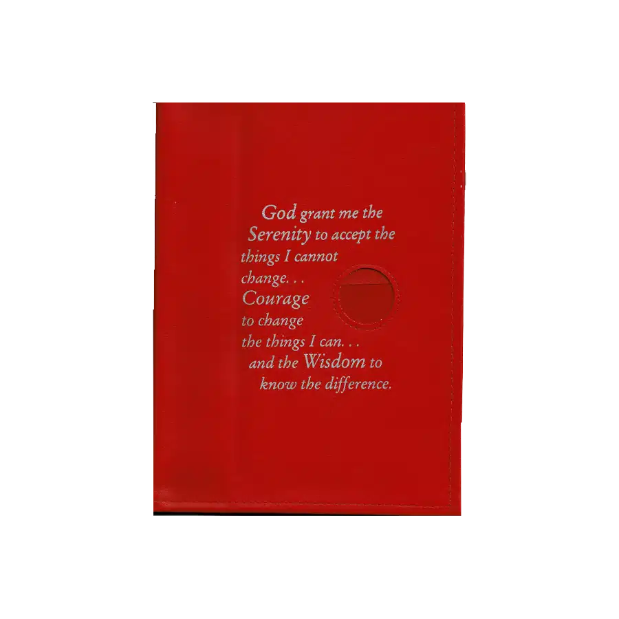 AA Large Print Big Book Cover Red