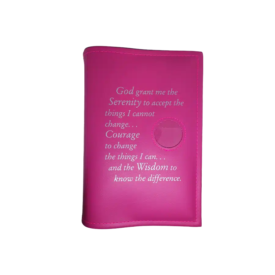 AA Large Print Big Book Cover Pink