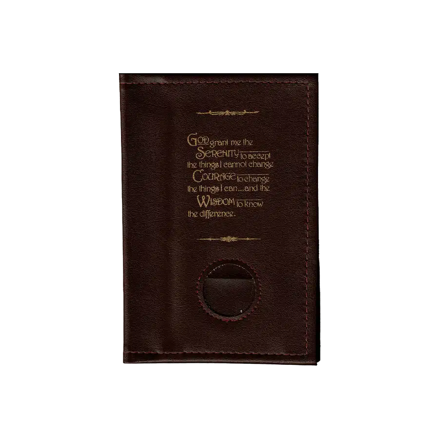 AA Burgundy Mini Big Book Cover