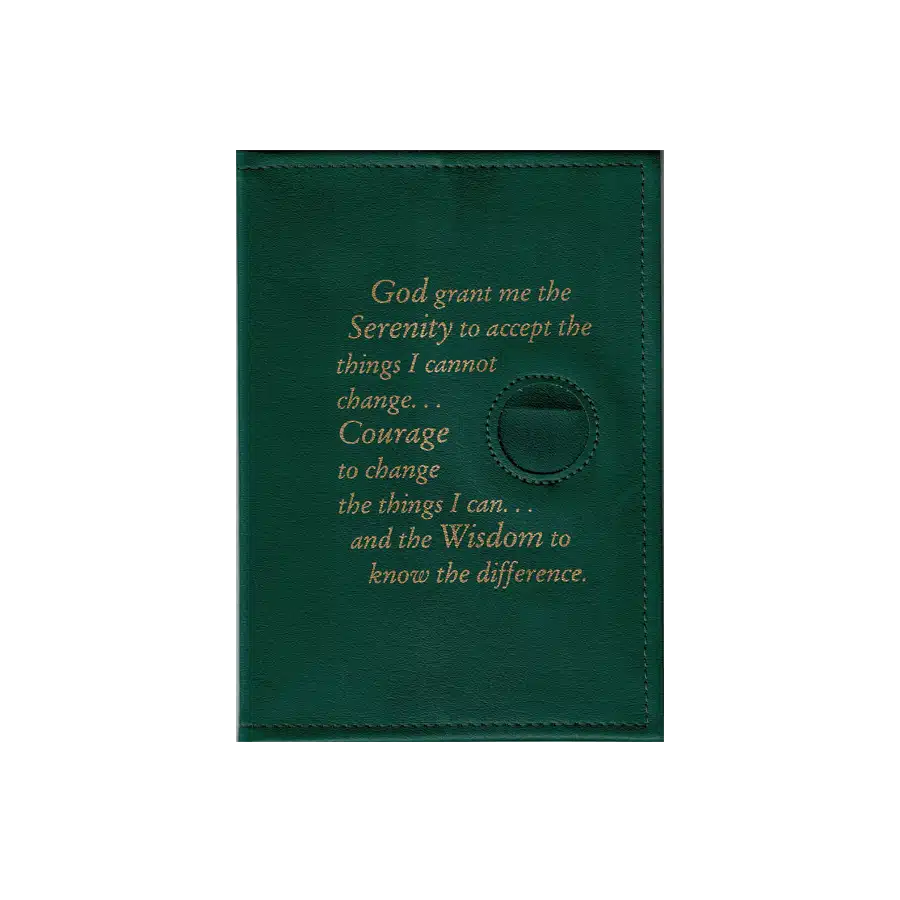 AA Large Print Big Book Cover Green