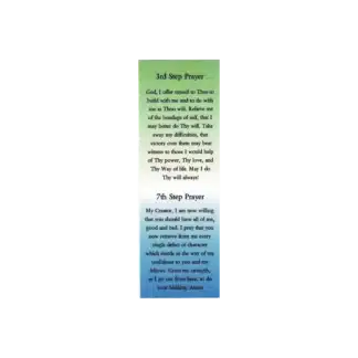 3rd and 7th Step Prayer Laminated Bookmark