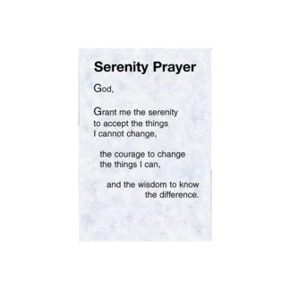 Serenity Prayer Wallet Card