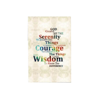 serenity prayer r.k.s wallet card