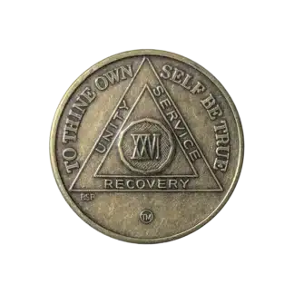 AA Bronze 26 Year Sobriety Medallion