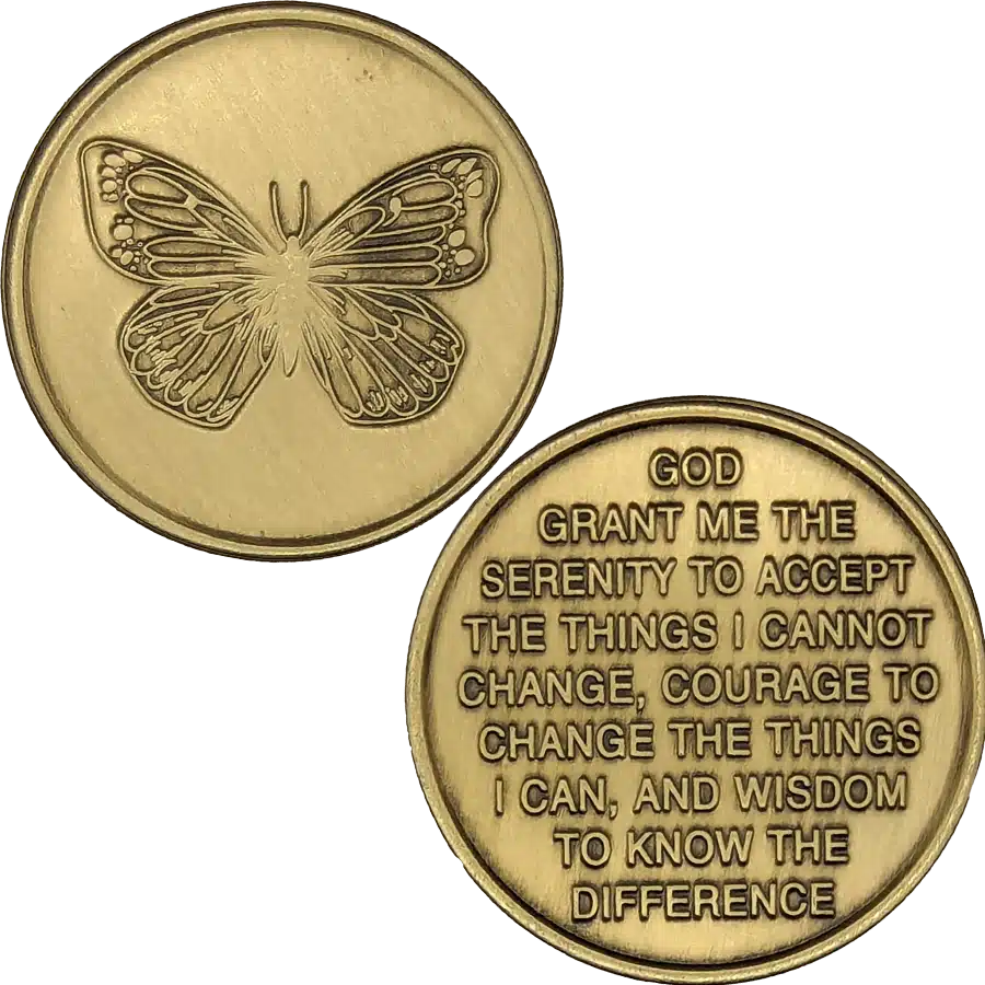 Butterfly Affirmation Coin - Image 2