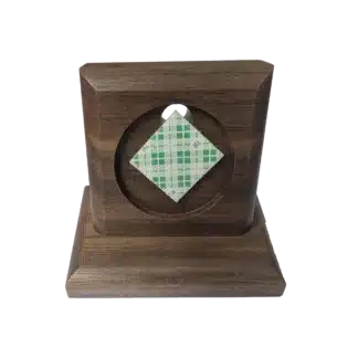Wooden Single Medallion Display Stand