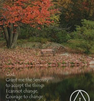 Serenity Prayer Annual Greetings Card