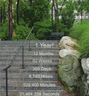Steps Annual Birthday Card