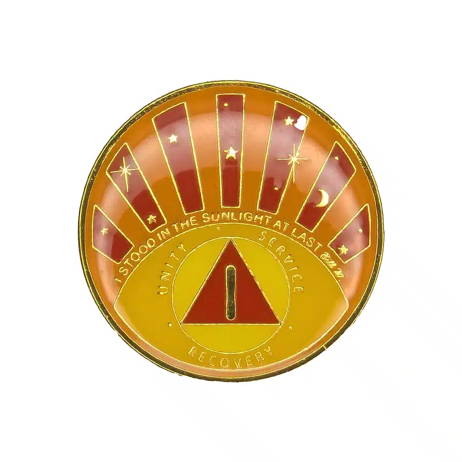 AA Sunlight enamel yearly medallion