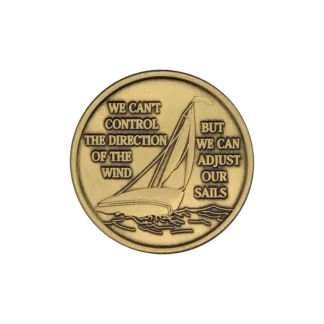 Powerless Yacht Affirmation Coin