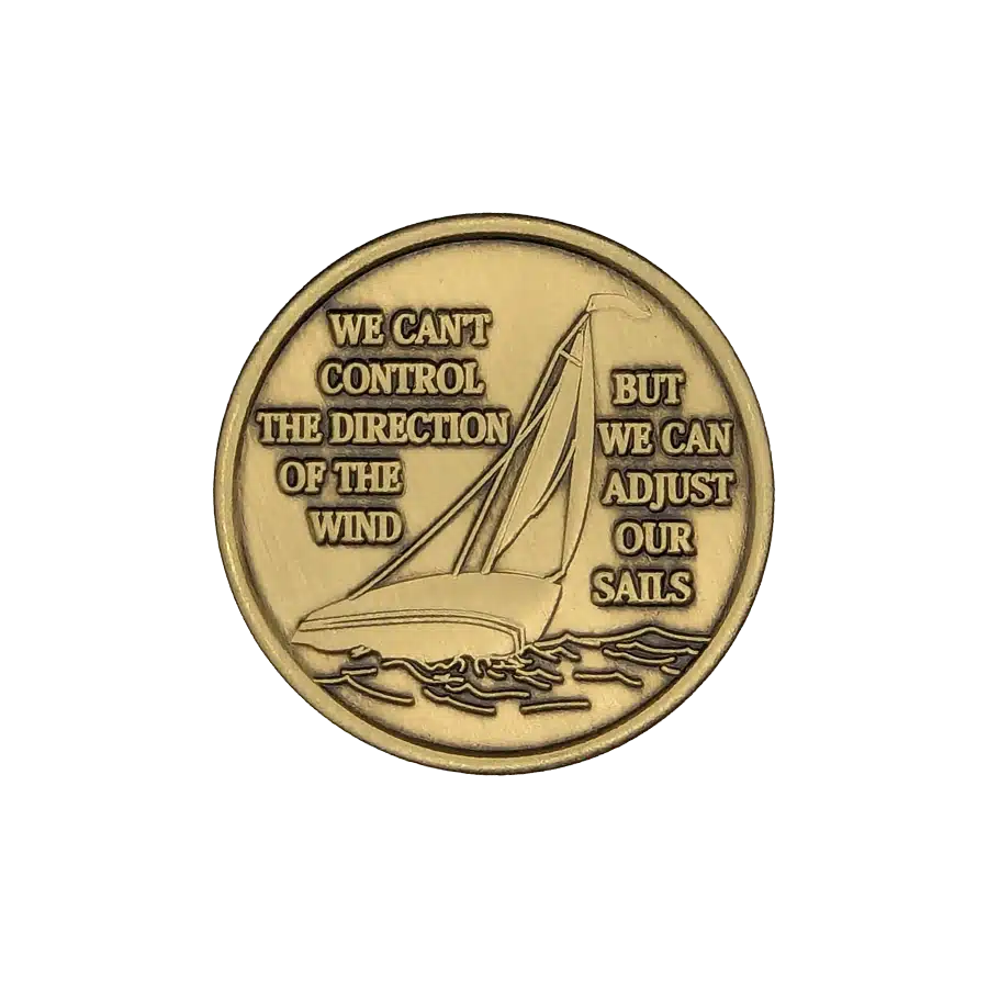Powerless Yacht Affirmation Coin