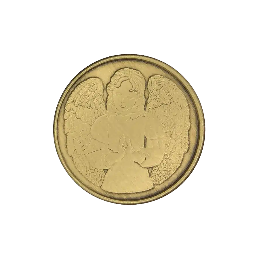 Angel to be With You Affirmation Coin