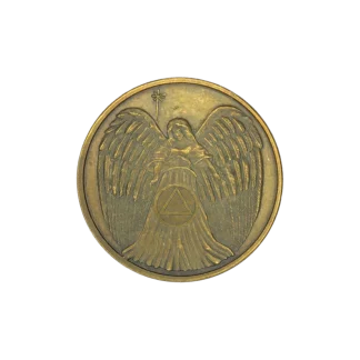 Guardian Angel Affirmation Coin