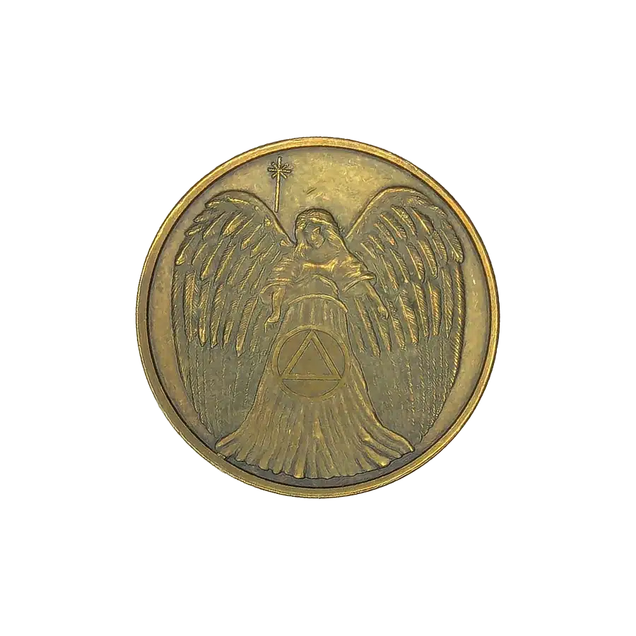 Guardian Angel Affirmation Coin