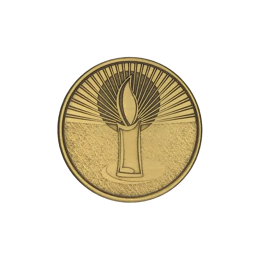 Candle Affirmation Coin