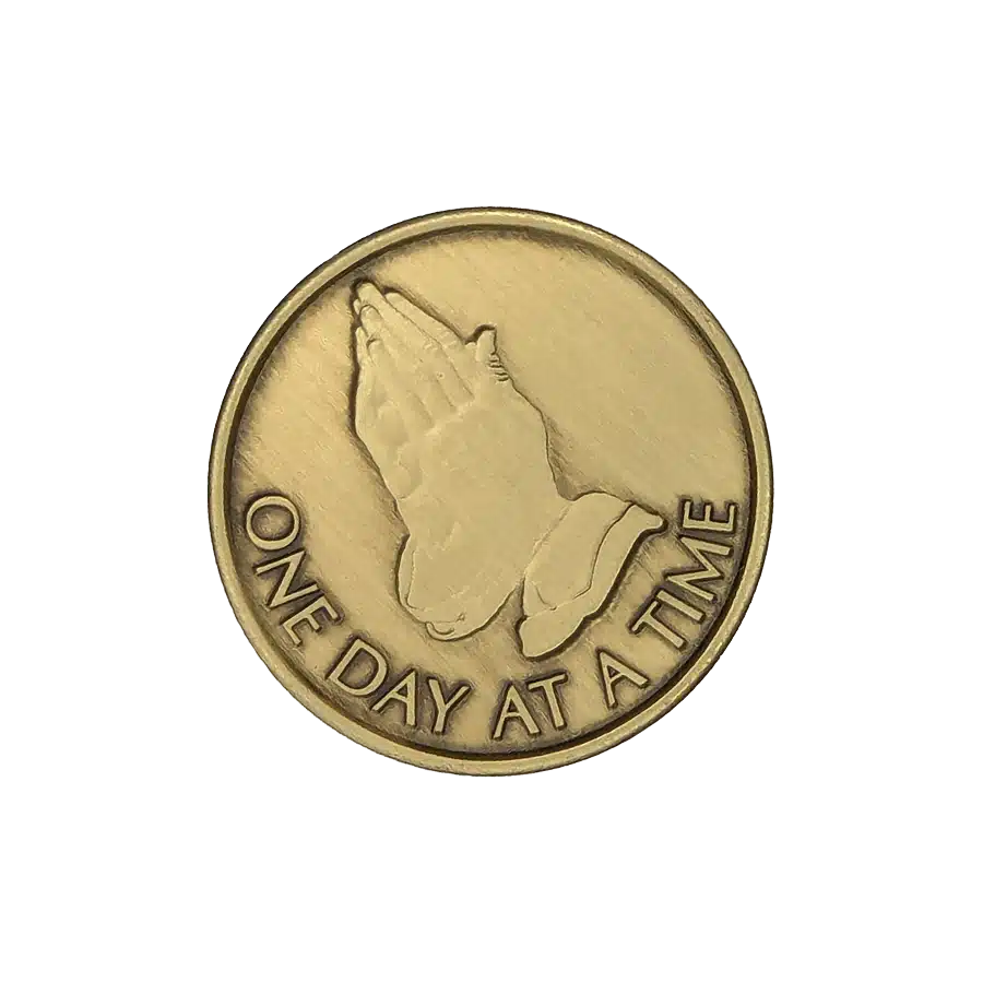 Praying Hands Affirmation Coin