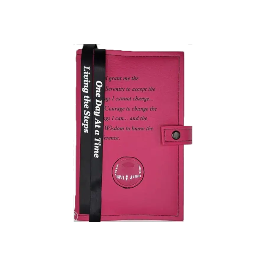 AA Pink Dual Big Book Cover
