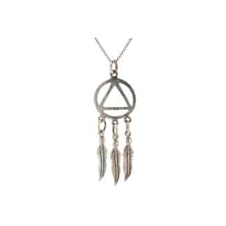 Sterling Silver AA Dream Catcher Necklace