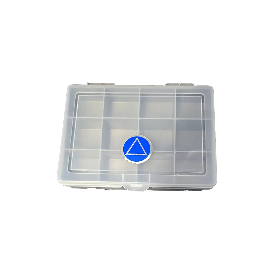 12 Compartment Medallion/Chip Box