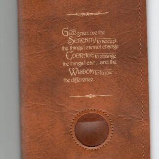 Front cover of a mini Big Book in tan, featuring a minimalist design with smooth texture and subtle embossed title lettering. Compact and elegant, the book evokes a sense of warmth and simplicity